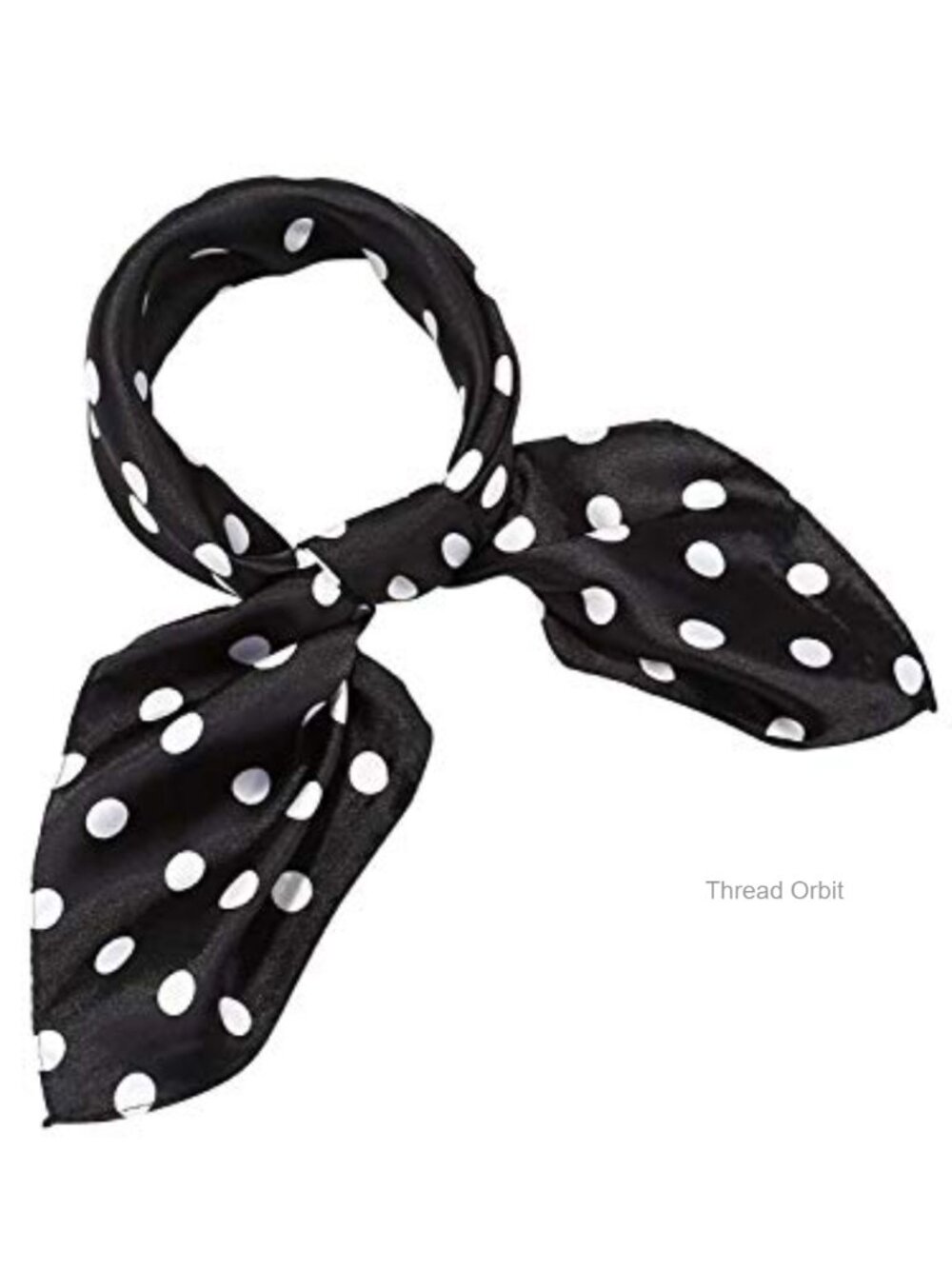 Chiffon Square Scarf Tulle Polyester Hair Tie Neck Wrap 23.6in